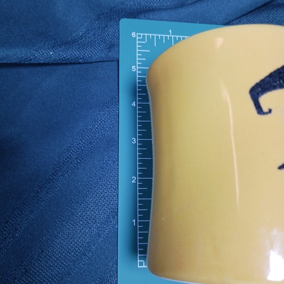 Ceramic Source Halloween  Flocked Witch Orange Mug made in USA - Picture 8 of 8